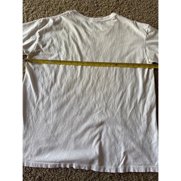 Vintage Banana Republic Travel and Safari Map White Large Single Stitch T-shirt - Picture 5 of 6